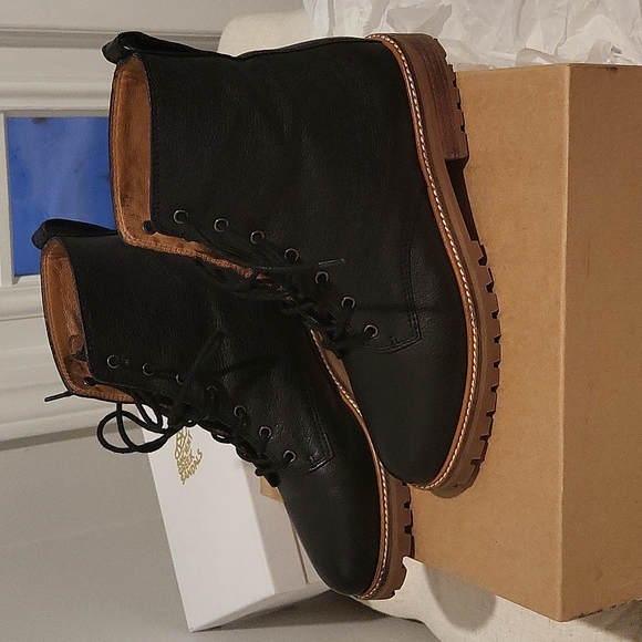 Madewell leather combat boots - Picture 3 of 7